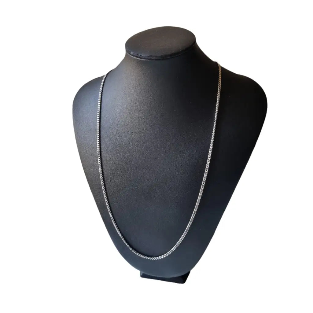 Collar de cadena plata para mujer gargantilla delicada