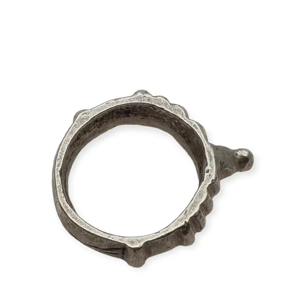 Anillo Antiguo Marroquí Joyería de plata Étnica Tribal para Coleccionistas.