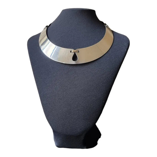 Gargantilla puig doria de ley Plata modernista Collar plata 925 Joyas