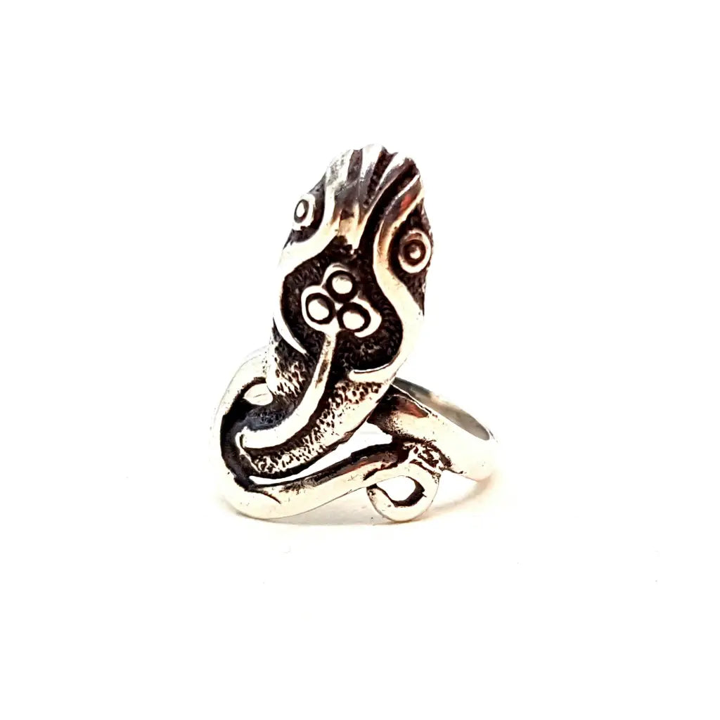 Anillo de serpiente plata ley boho joyería para mujer anillo